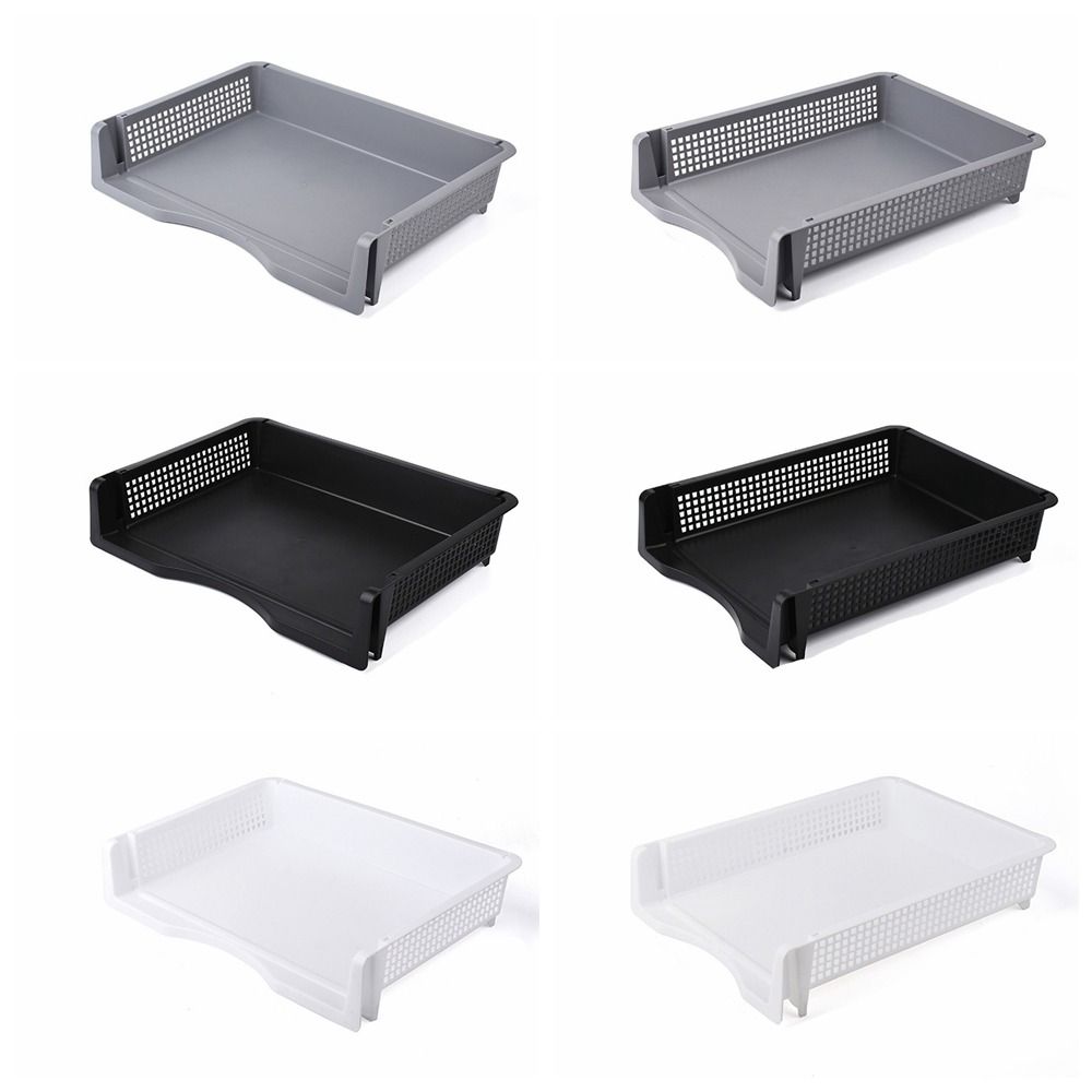 Desktop Filing Tray - Desktop Organizer Stackable File Rack Fashion