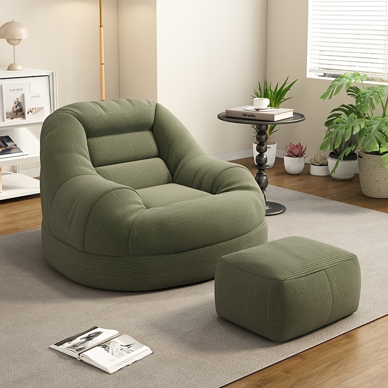 Office Furniture For Small Spaces - Lazy tatami sofa and footstool, single