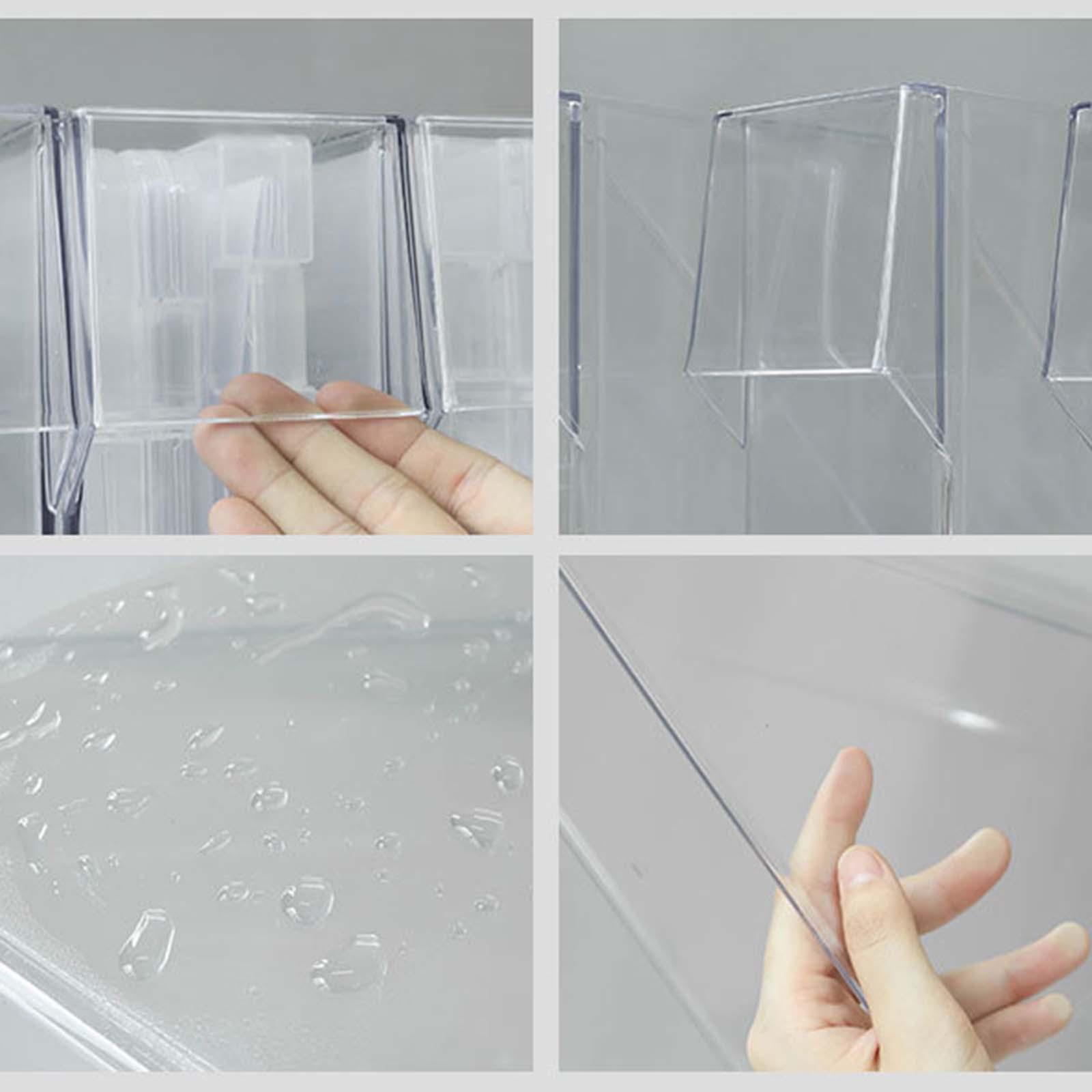 Desktop Filing Tray - Transparent Magazine Rack Desk File Stand