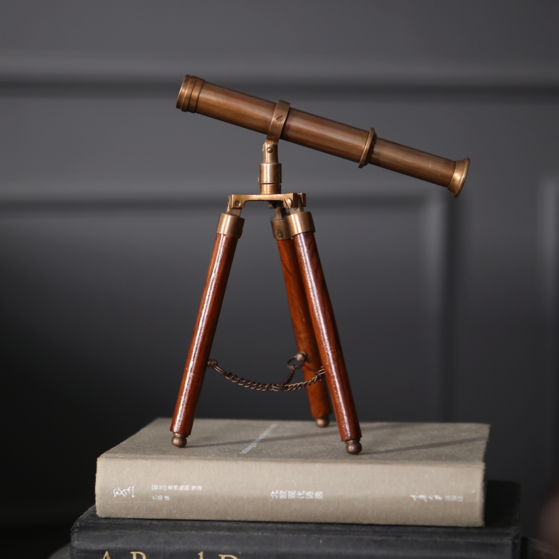 Retro Brass Telescope Desktop  - Office Furniture Loft review and price