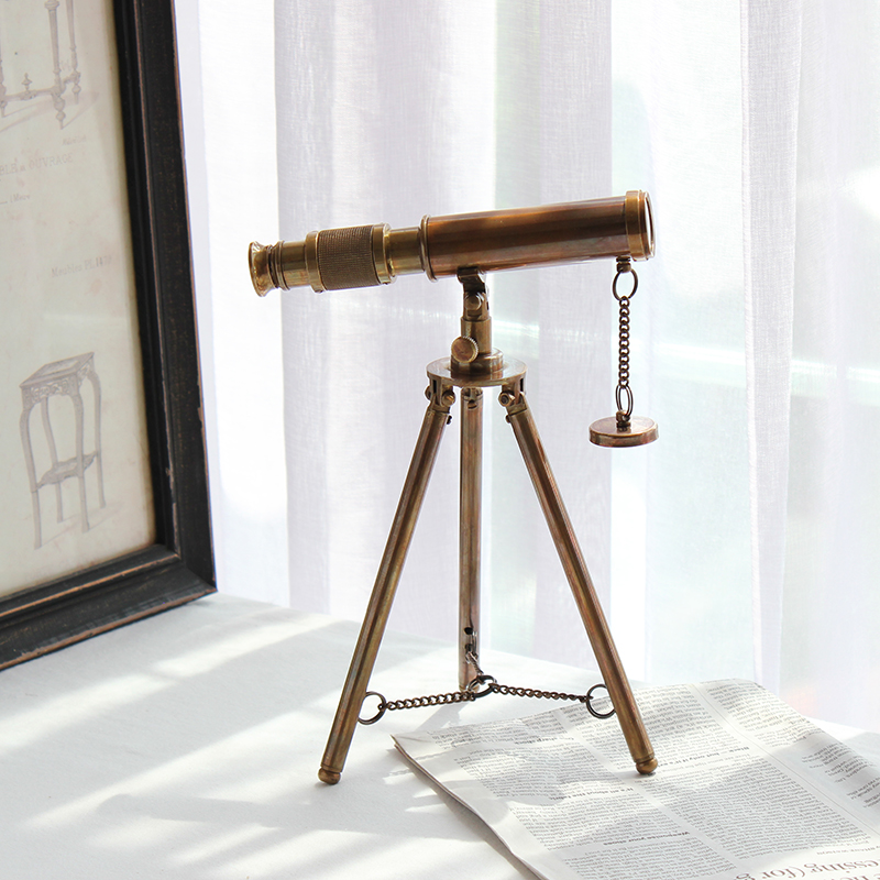 Retro Brass Telescope Desktop  - Office Furniture Loft review and price