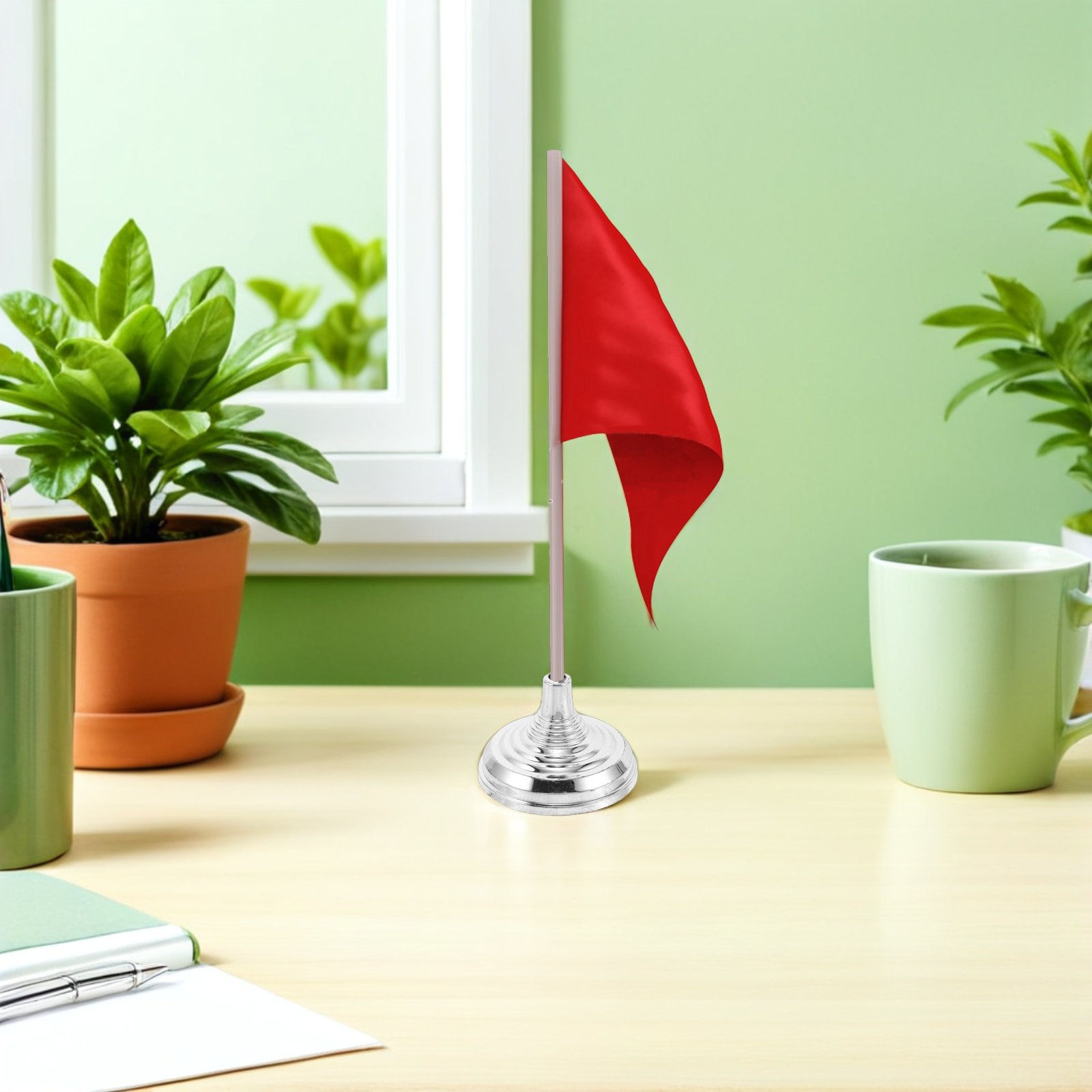 12Pcs Silver Mini Desk Flag St - Office Furniture Ideas review and price