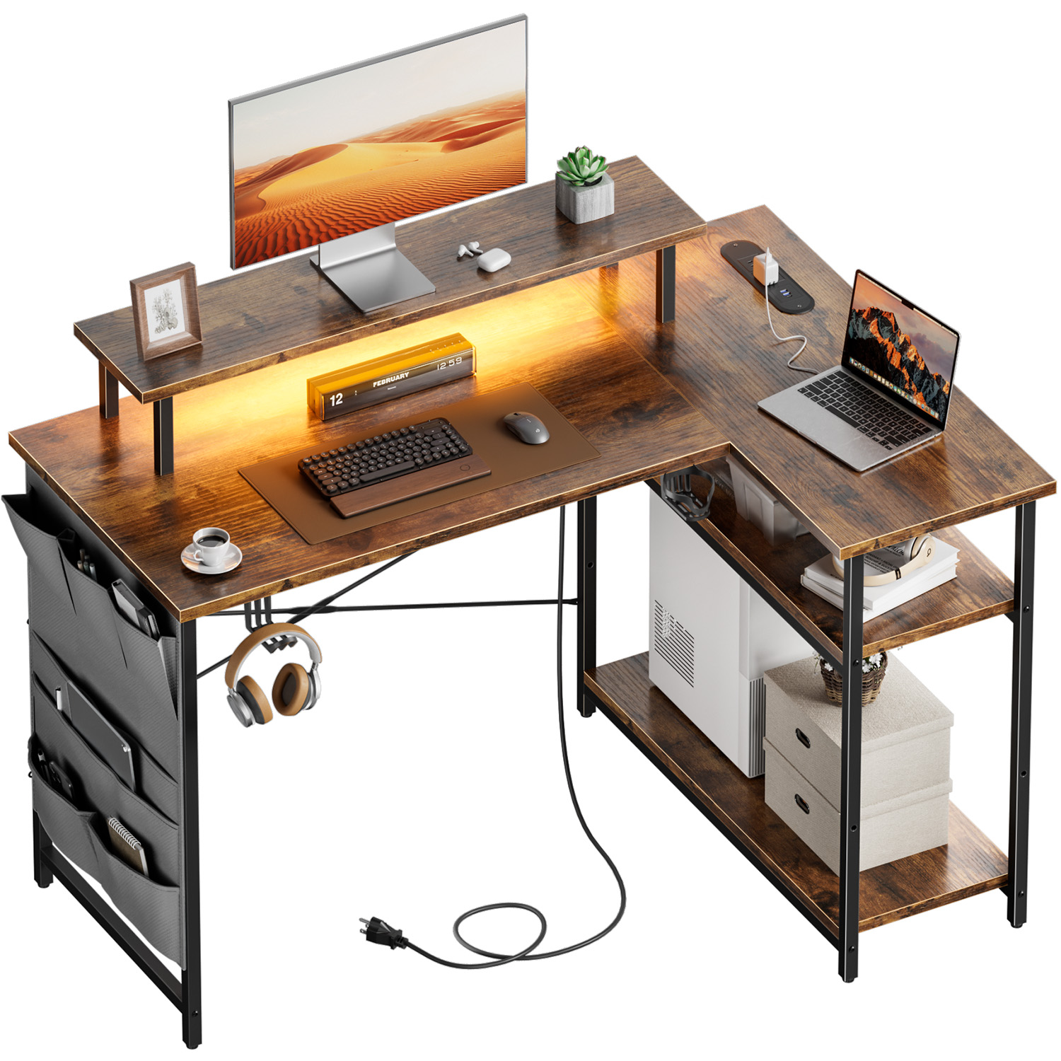 L-Shaped Computer Desk, Featur - Office Furniture Suppliers review and price