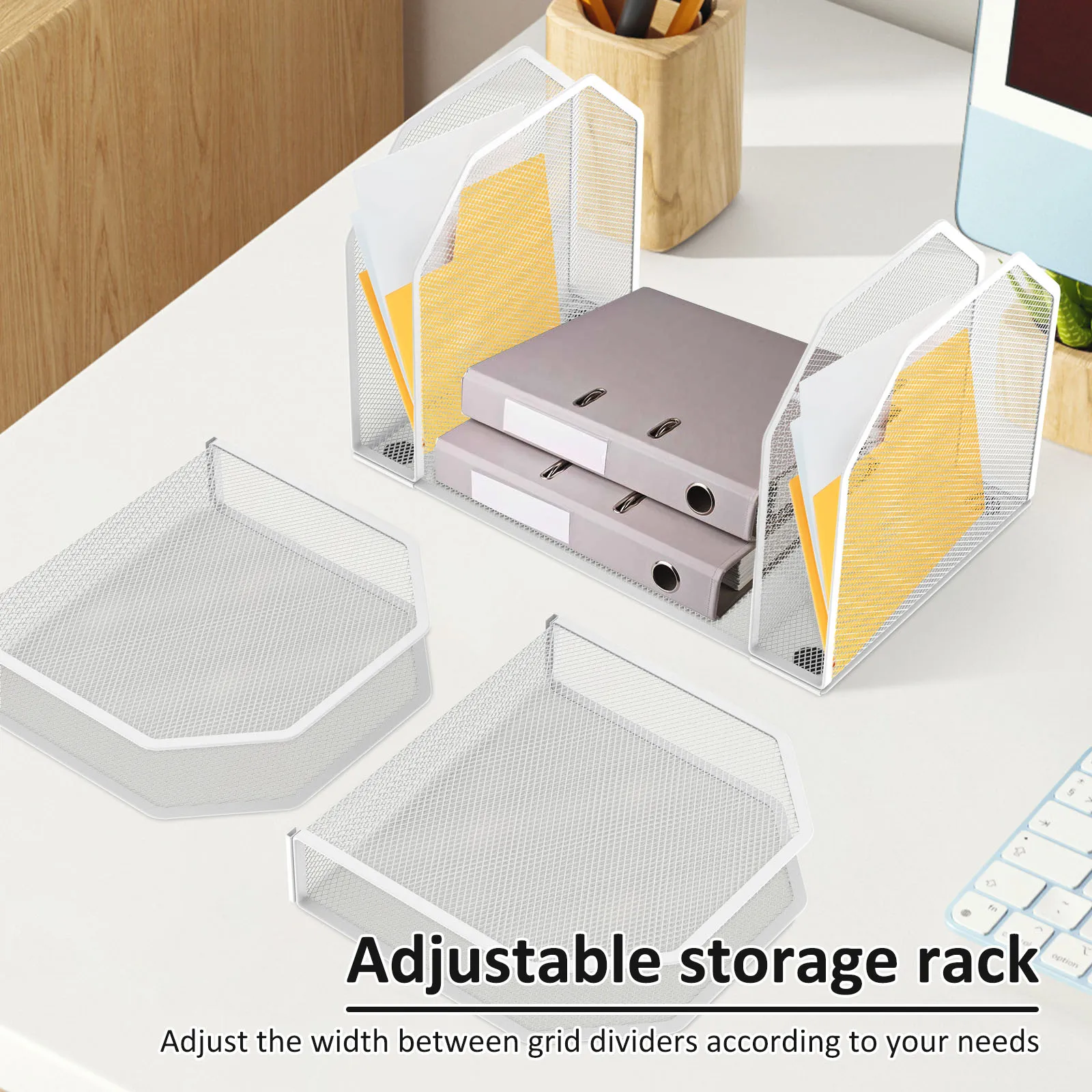 Metal File Rack 5/7 Section Of - Desktop Filing Tray review and price