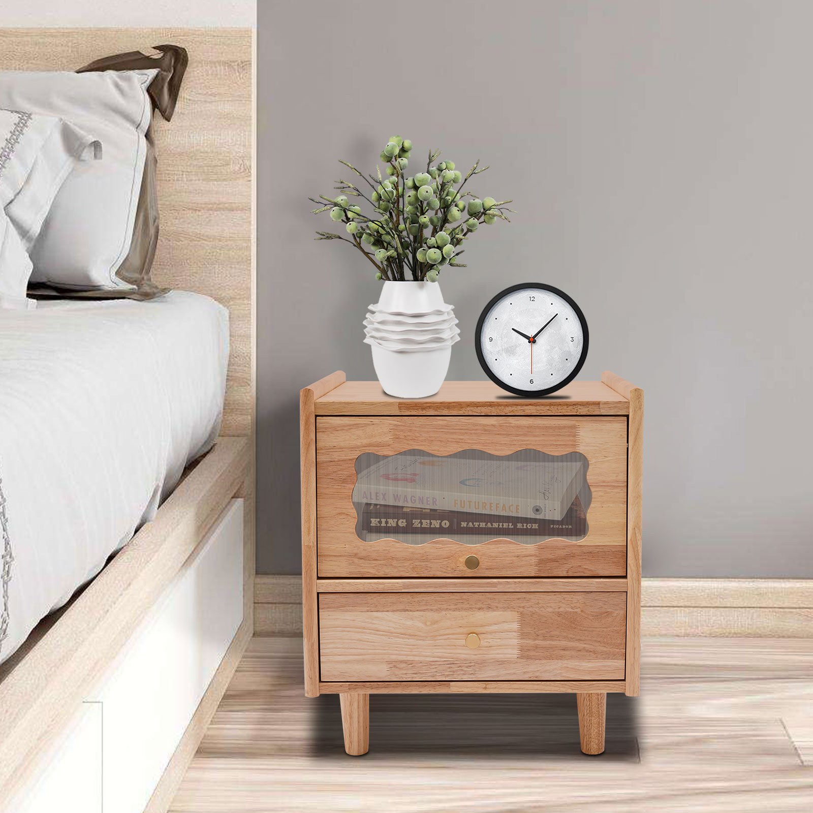 2-Tier Bedside Cabinet Storage - Office Furniture For Small Spaces review and price