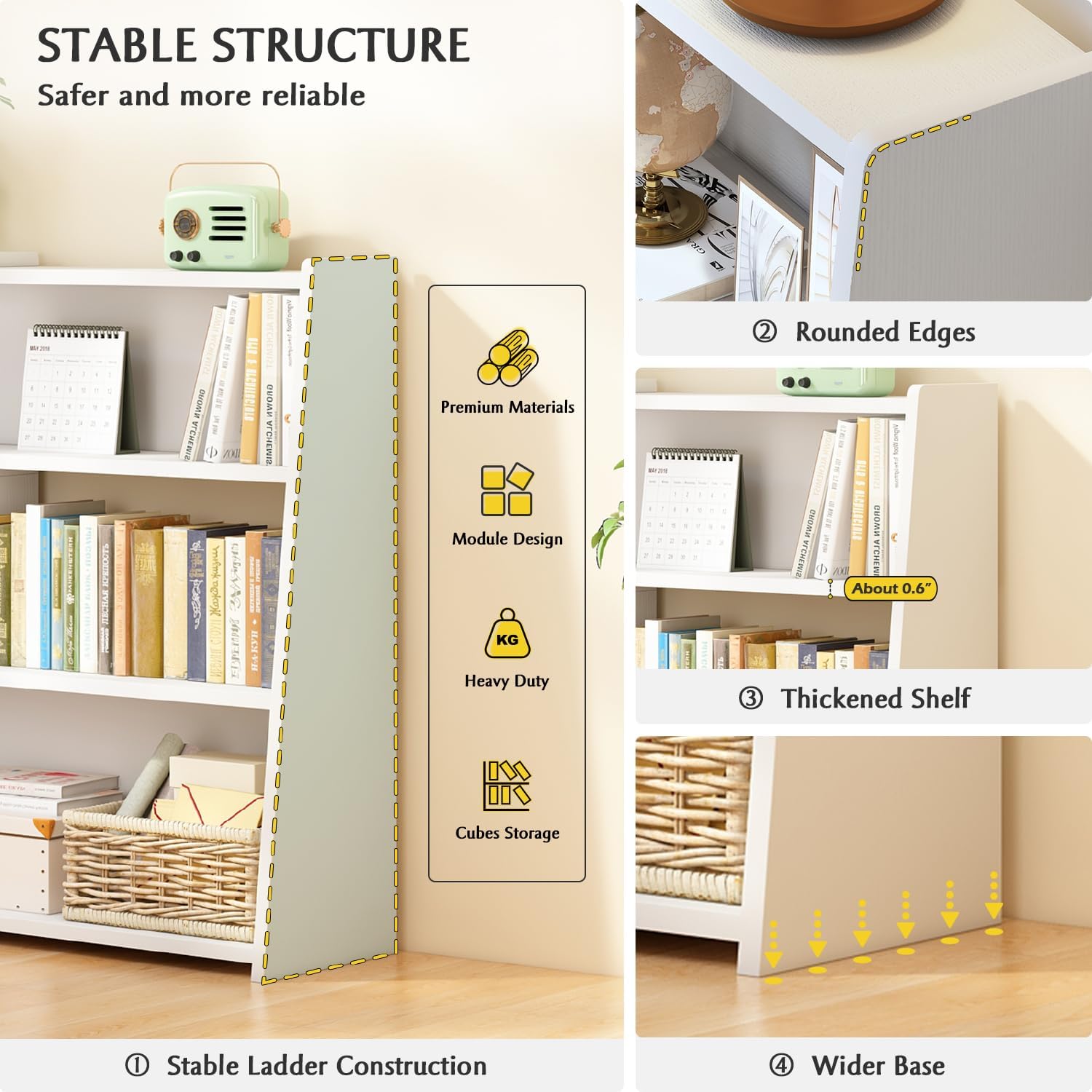 3 Tier Wooden Extendable Shelf - Office Furniture For Small Spaces review and price