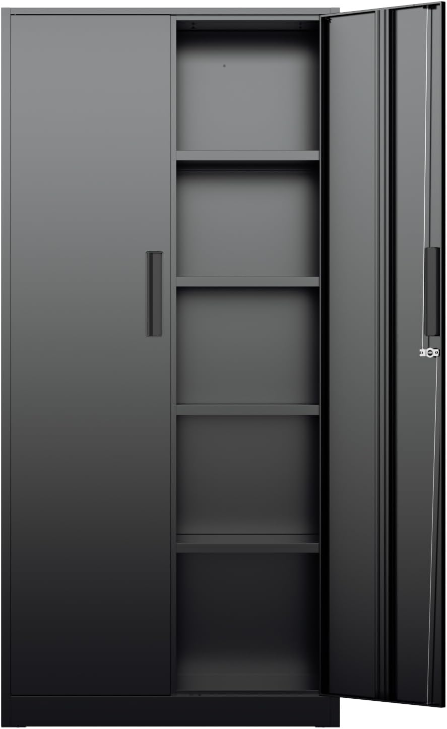 Tall Metal Storage Cabinet Org - Office Furniture Warehouse review and price