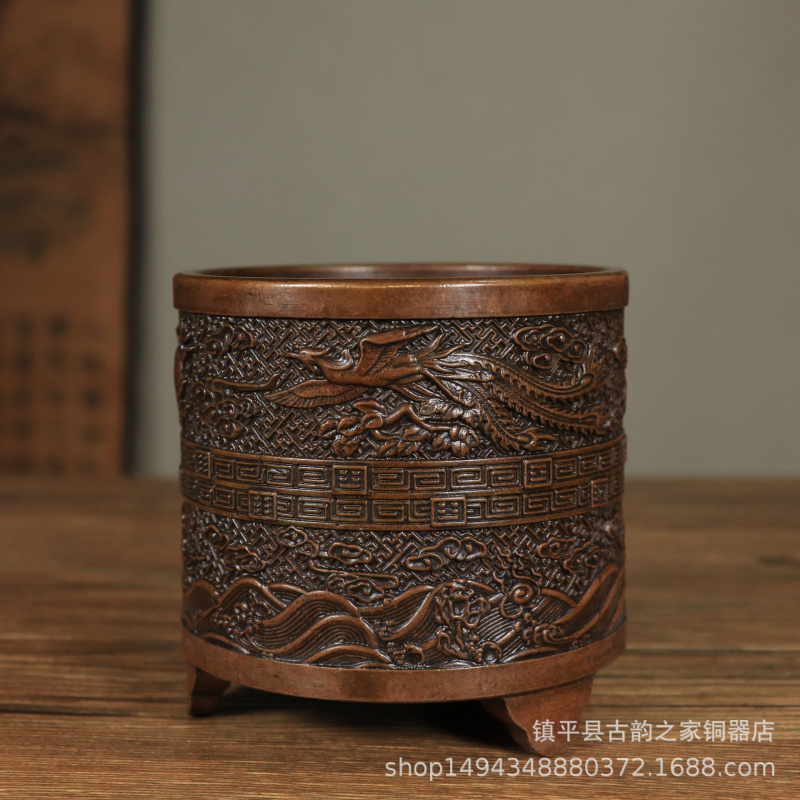 Bronze Incense Burner Cylinder - Office Furniture Phoenix review and price