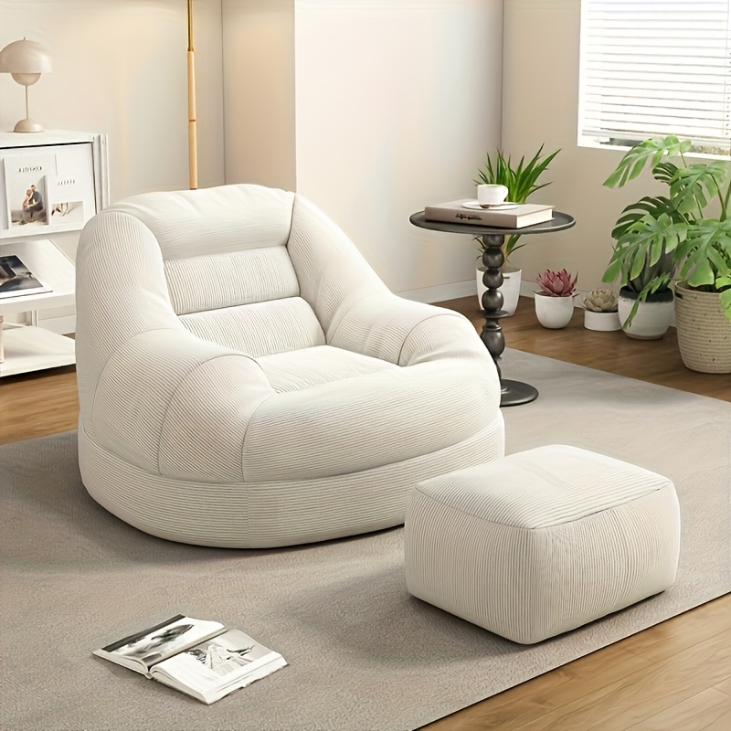 Lazy tatami sofa and footstool - Office Furniture For Small Spaces review and price