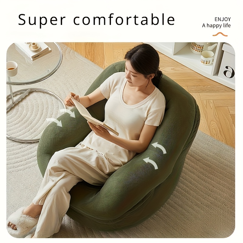 Lazy tatami sofa and footstool - Office Furniture For Small Spaces review and price