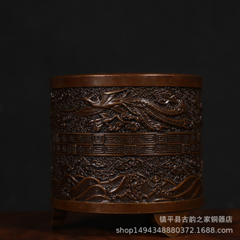 Bronze Incense Burner Cylinder - Office Furniture Phoenix review and price