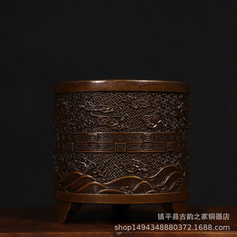Bronze Incense Burner Cylinder - Office Furniture Phoenix review and price