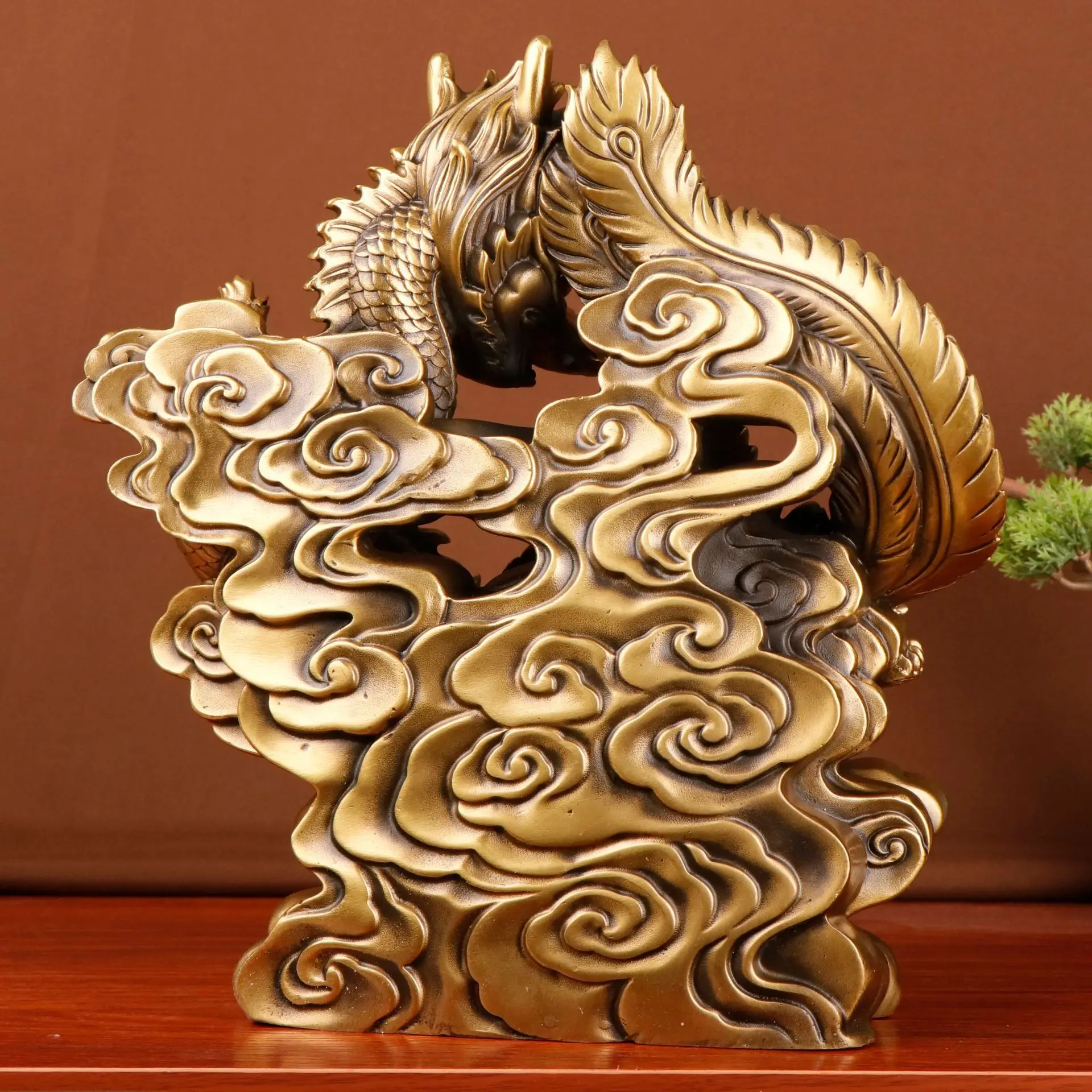 Large Bronze Dragon Phoenix St - Office Furniture Phoenix review and price