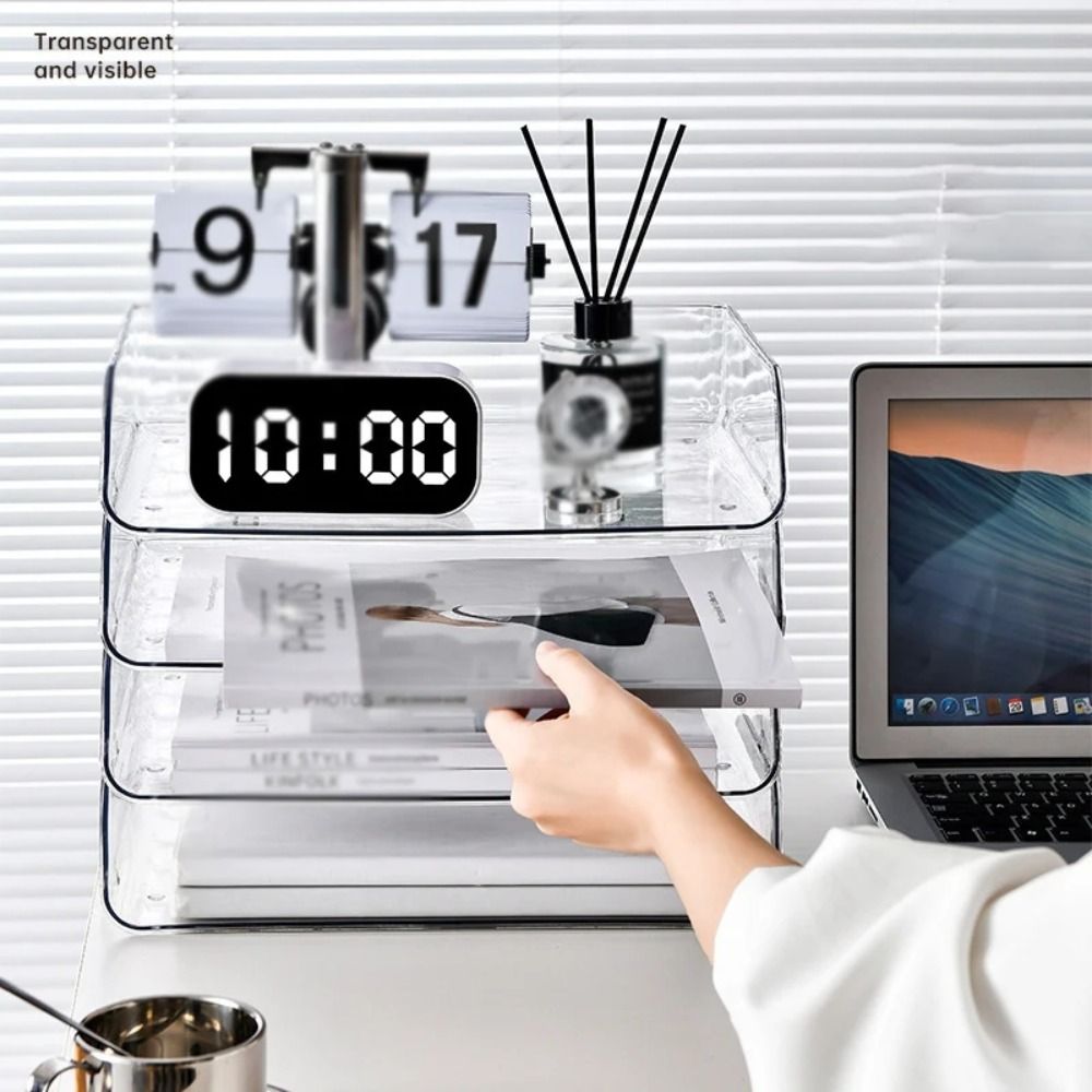 Transparent Desktop File Tray  - Desktop Filing Tray review and price