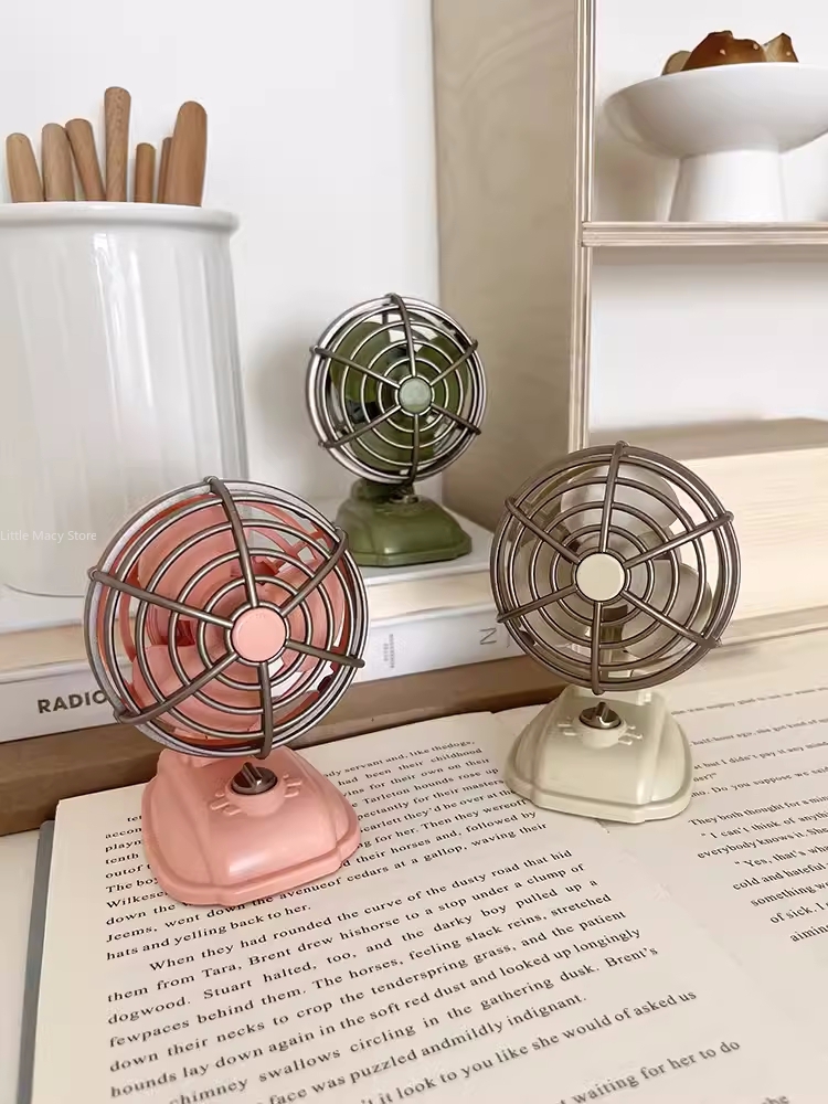 Retro Desktop Small Fan USB Ch - Office Furniture Suppliers review and price